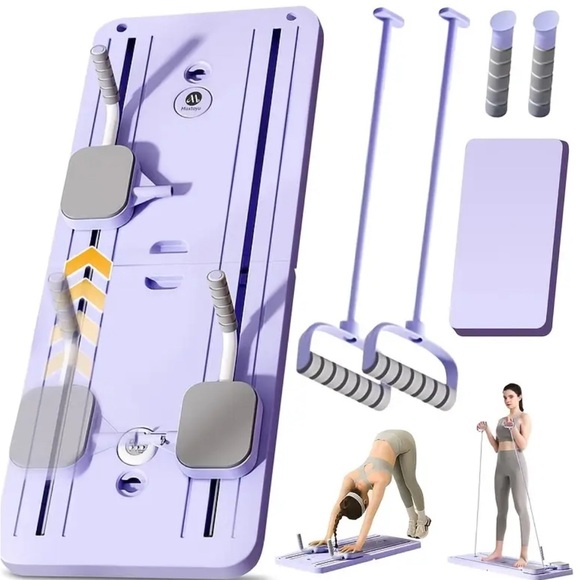 Pilates Board Multifunctional Abdominal Portable Home Core Trainer Purple - Picture 2 of 2